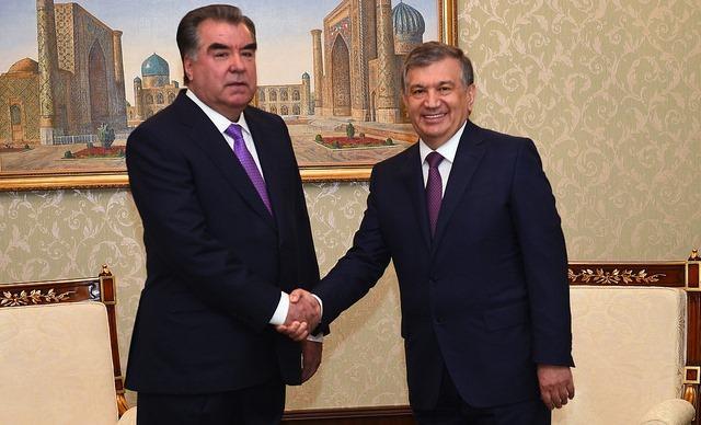 Uzbek, Tajik presidents make joint statement