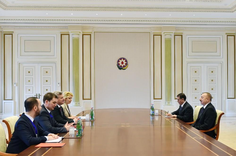 President Ilham Aliyev meets with Macedonian president [UPDATE]
