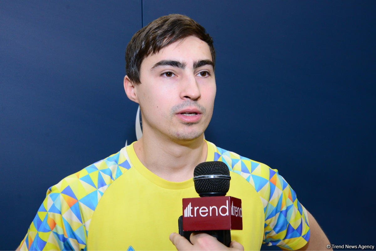 Ukraine athlete: National Gymnastics Arena in Baku is magnificent [PHOTO]