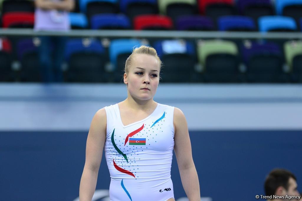 Azerbaijan's Inshina reaches floor event finals at Artistic Gymnastics World Cup