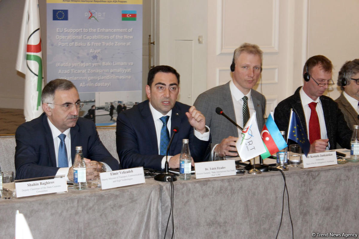 Baku Port holds important place in Asia-Europe trade network [PHOTO]