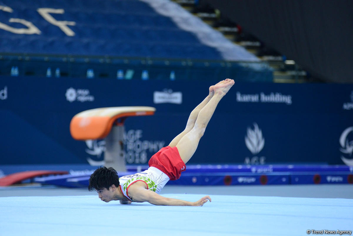 Japan’s artistic gymnast wins gold at FIG World Cup in Baku