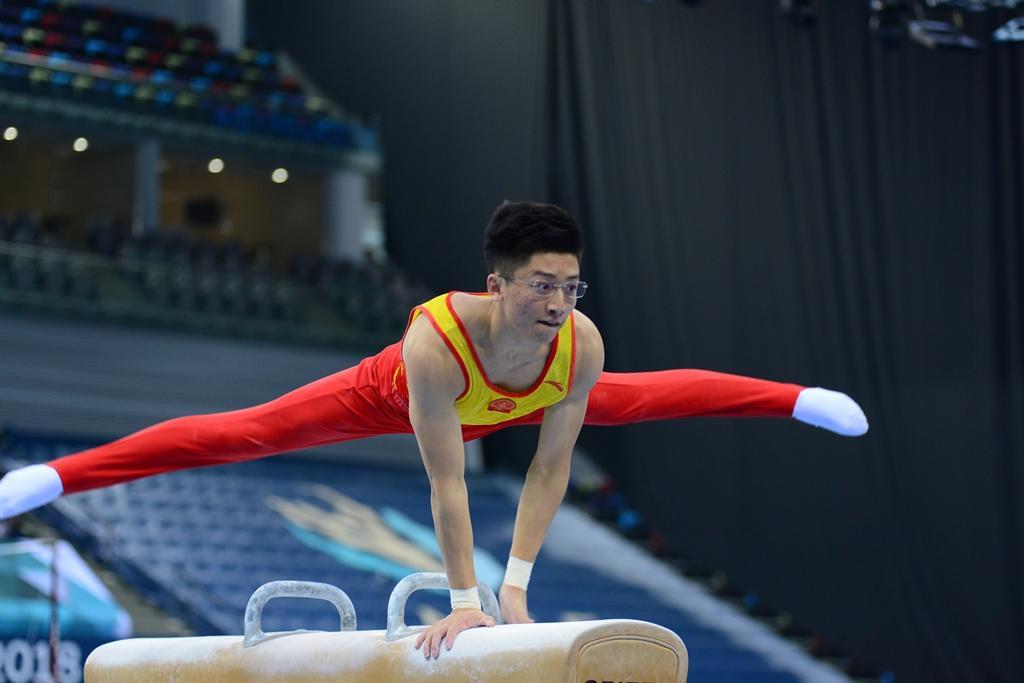 Chinese athlete wins gold medal at FIG World Cup in Baku