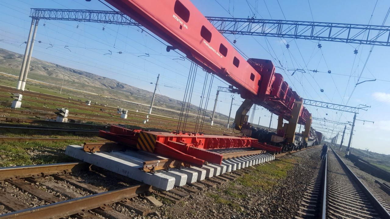 Repair of Baku-Boyuk Kasik railway continues [PHOTO]