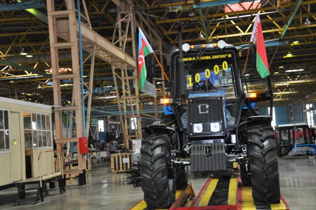 Ganja Automobile Plant produces 10,000th Belarus tractor