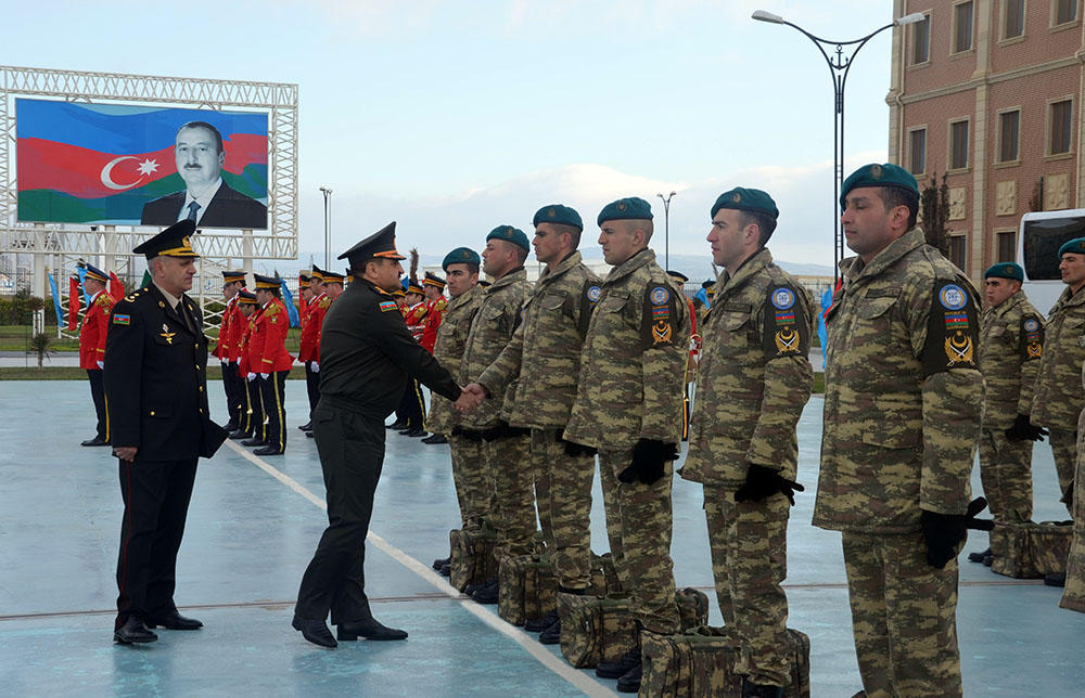Group of Azerbaijani peacekeepers leave for Afghanistan [PHOTO/VIDEO]