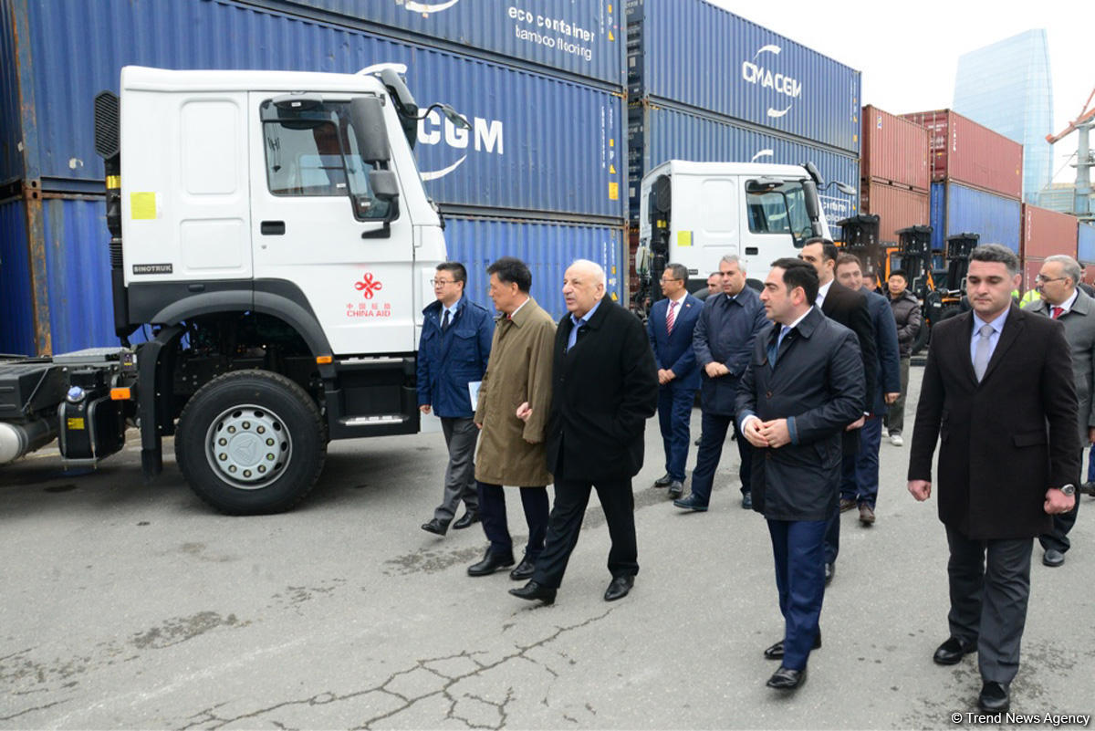 Baku Int’l Sea Trade Port receives new equipment from China [UPDATE]