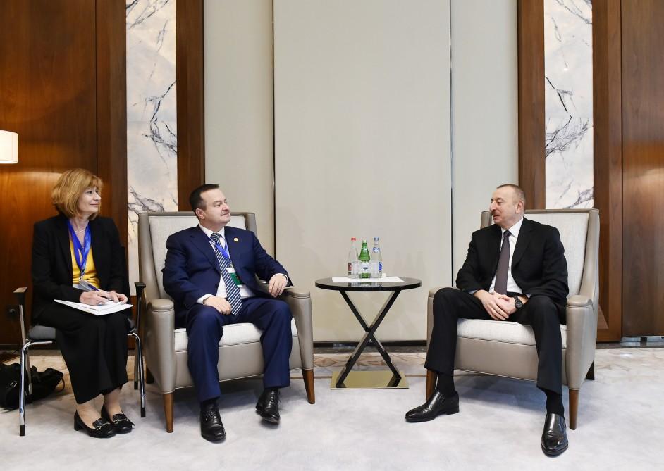 Ilham Aliyev meets first deputy PM of Serbia [UPDATE]