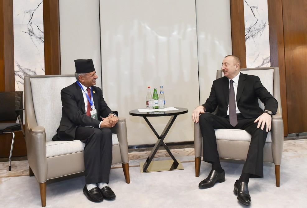 Ilham Aliyev receives Nepali FM [UPDATE]