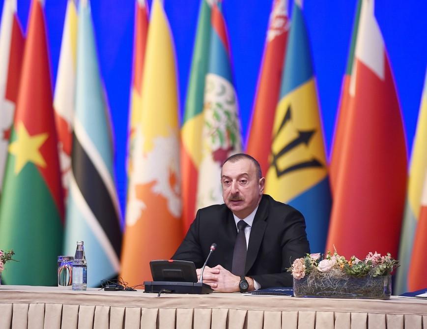 Ilham Aliyev: If Armenia was sanctioned, Karabakh conflict would've been resolved long ago