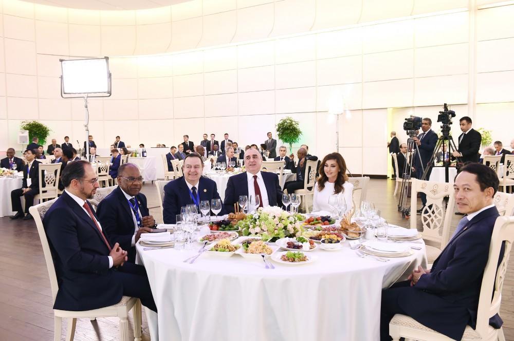First VP Mehriban Aliyeva attends reception for FMs of Non-Aligned Movement [PHOTO]