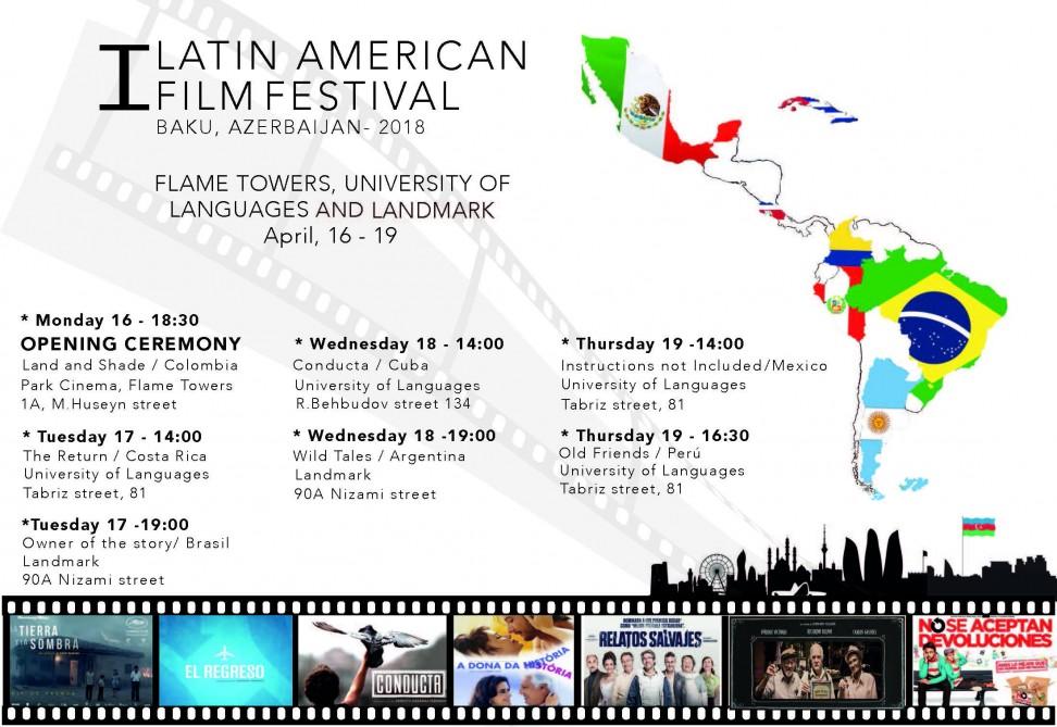 Baku to host Latin America Film Festival