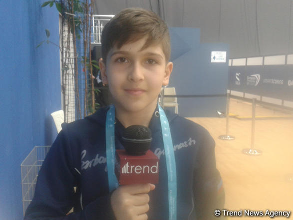 Azerbaijani gymnast satisfied with performance at European Championships