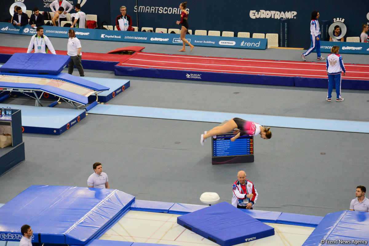 Day 2 of European Championships in Trampoline, Double Mini-Trampoline kicks off in Baku [PHOTO]