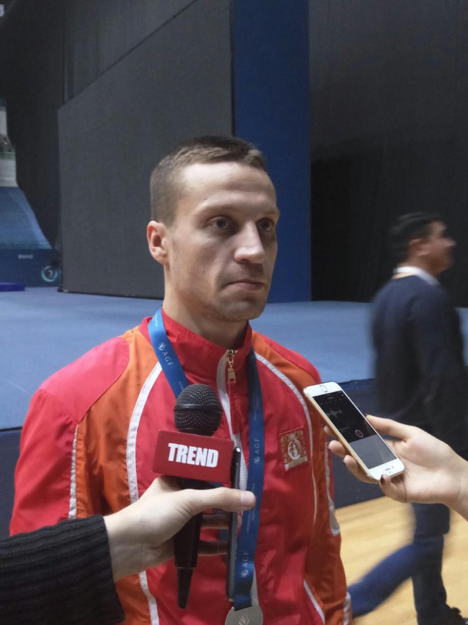 Azerbaijan’s Grishunin: My task is to enter Top-3 in Trampoline Championship