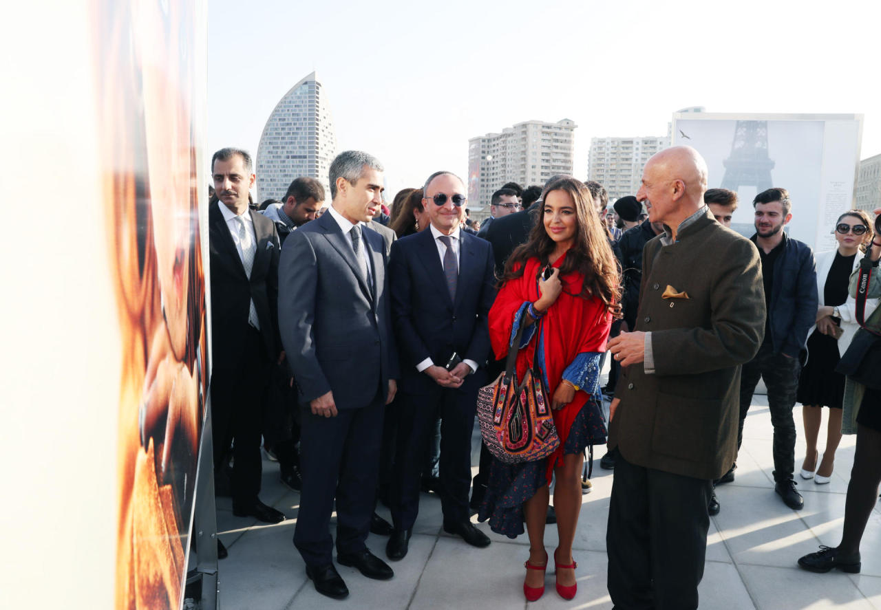 Heydar Aliyev Foundation Vice President attends solo exhibition of well-known photographer Reza Deghati at the Heydar Aliyev Center [PHOTO]