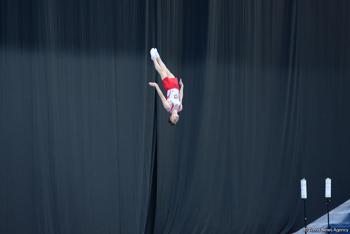 Finalists of double mini-trampoline event named in Baku