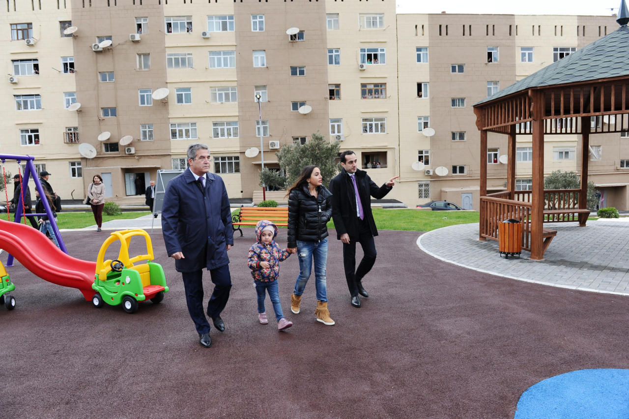 Leyla Aliyeva attends opening ceremony of another redeveloped yard under “Bizim həyət” project [PHOTO]