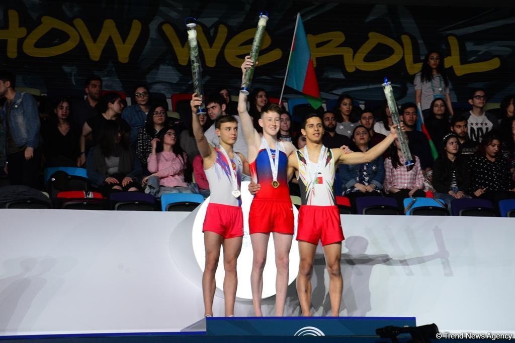 Awards presented to winners of second gymnastics semi-finals in Baku [PHOTO]