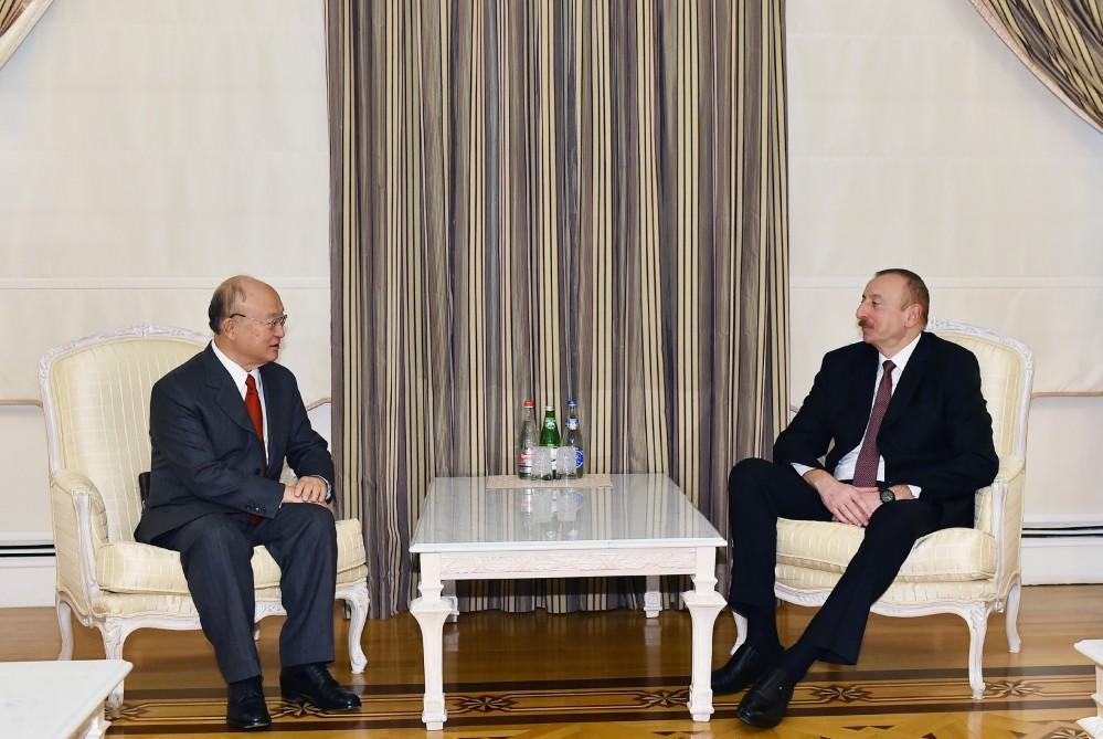 President Aliyev receives IAEA chief [UPDATE]