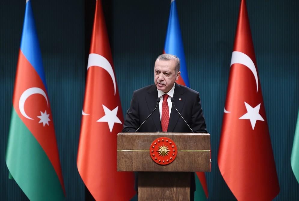 Erdogan: Turkey to further support Azerbaijan in Karabakh conflict issue