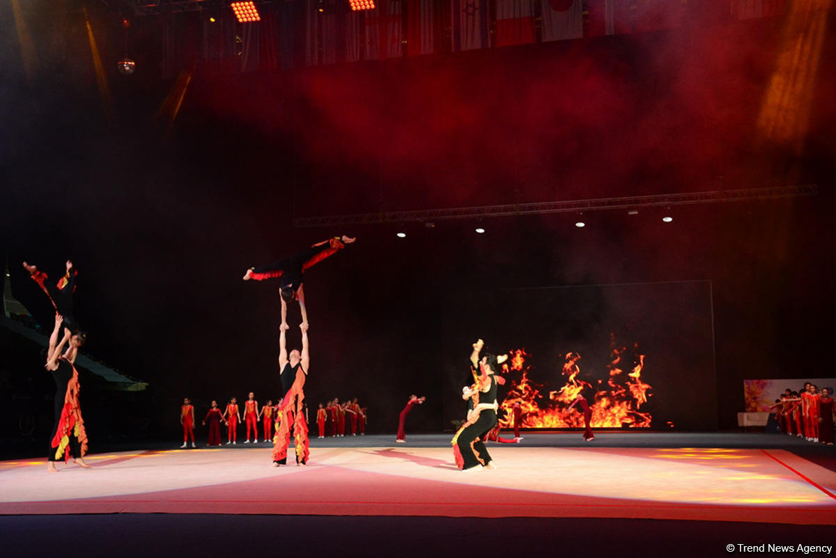 Baku hosts solemn opening ceremony of FIG World Cup in Rhythmic Gymnastics [PHOTO]
