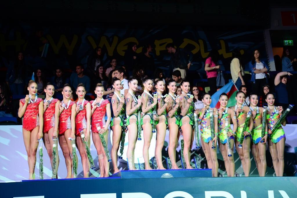Winners of Rhythmic Gymnastics World Cup awarded in Baku