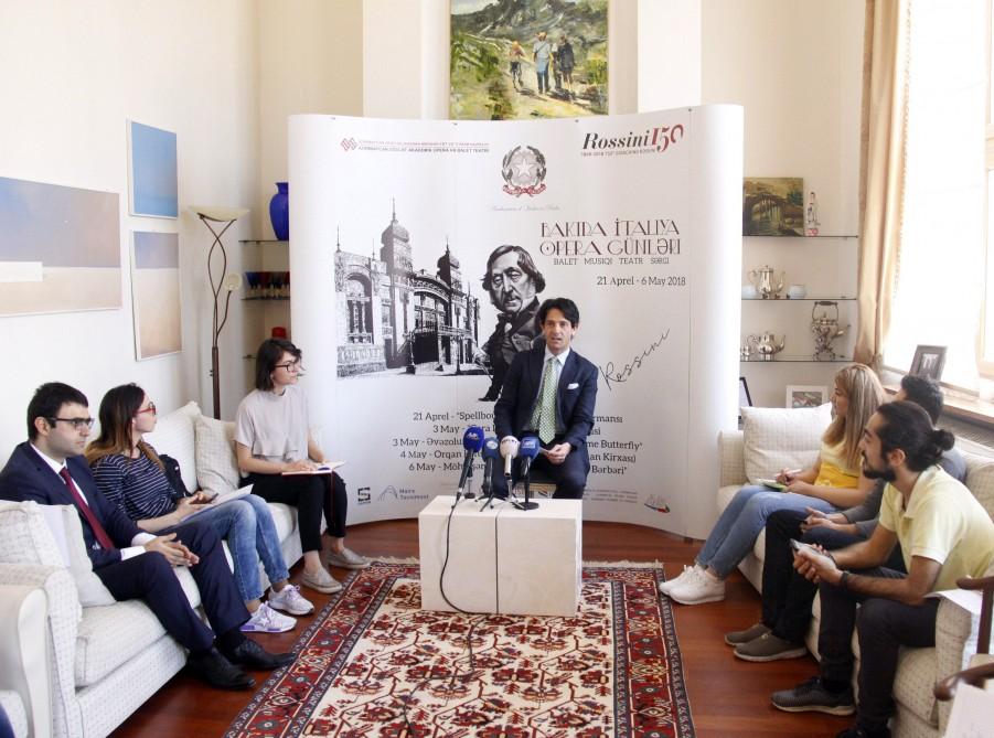 Italian history, culture to go on show in Baku