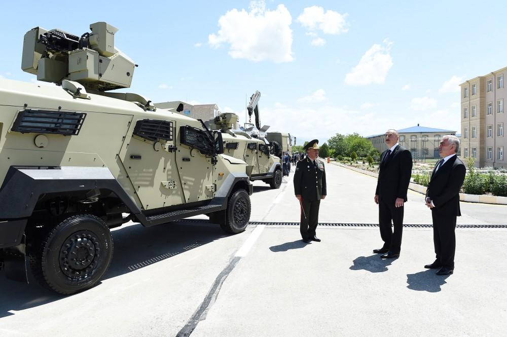 President Aliyev views Combined Army Unit’s training and educational center [PHOTO]