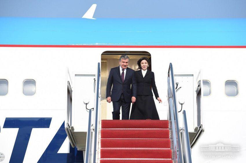 President of Uzbekistan on his first official visit to US