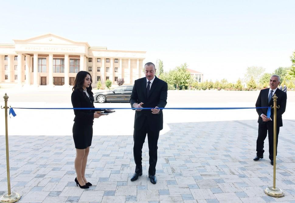 Ilham Aliyev attends opening of new building of Nakhchivan Teachers Institute [UPDATE]