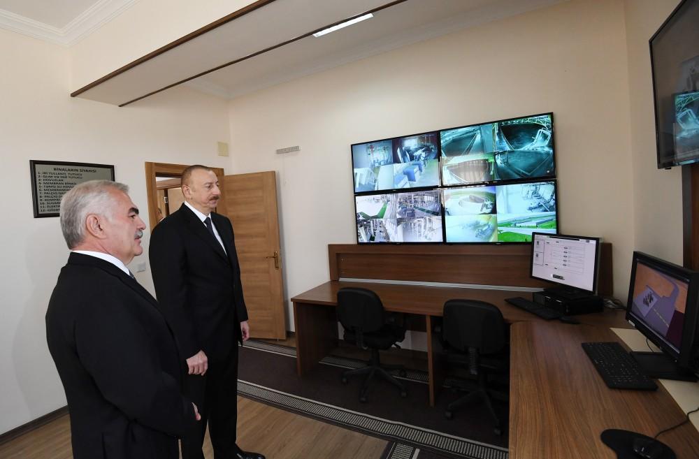 President Aliyev attends opening of water purification facility complex in Nakhchivan [UPDATE]