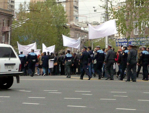 Protesters in Yerevan demand resignation of Prosecutor General of Armenia