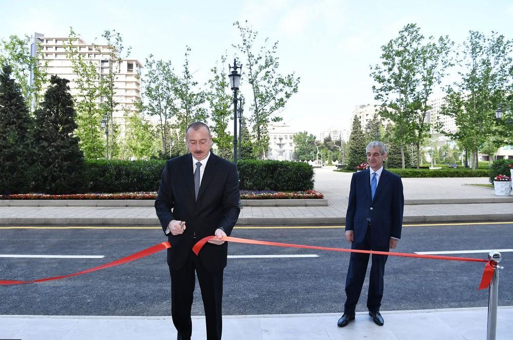 President Aliyev inaugurates new administrative building of New Azerbaijan Party [PHOTO]