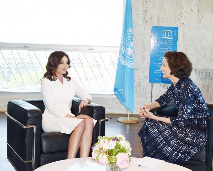 Azerbaijan’s First VP Mehriban Aliyeva meets UNESCO director general [PHOTO]
