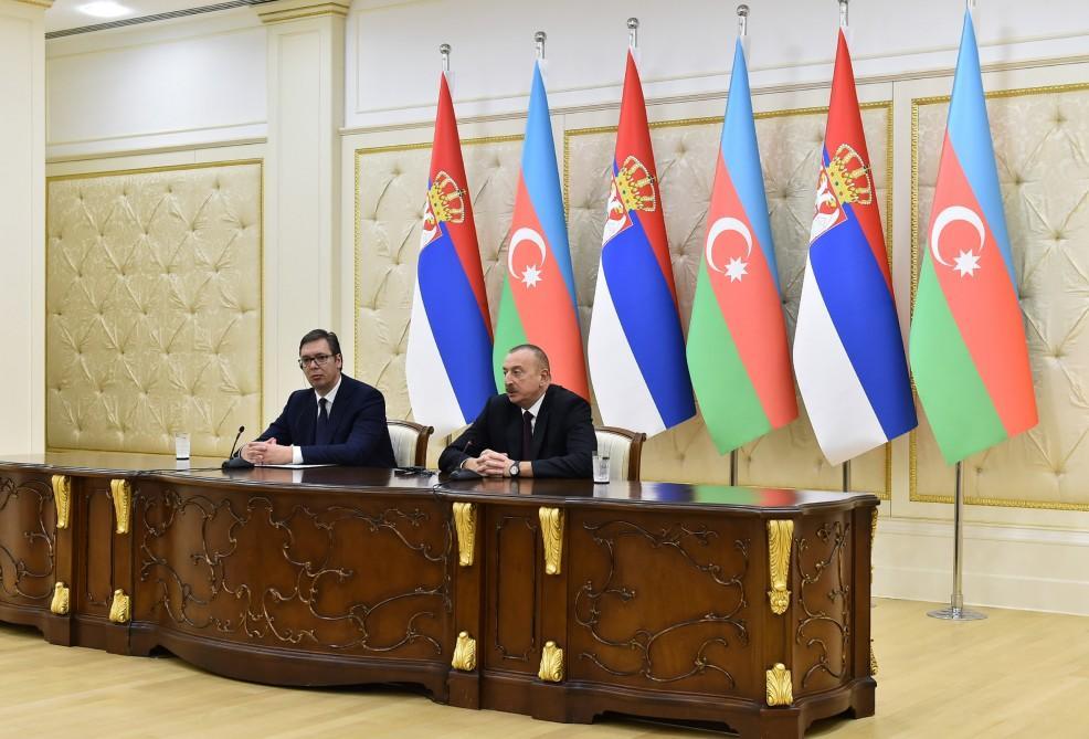 President Aliyev: Conflicts faced by Azerbaijan, Serbia must be resolved in line with countries’ territorial integrity [UPDATE]