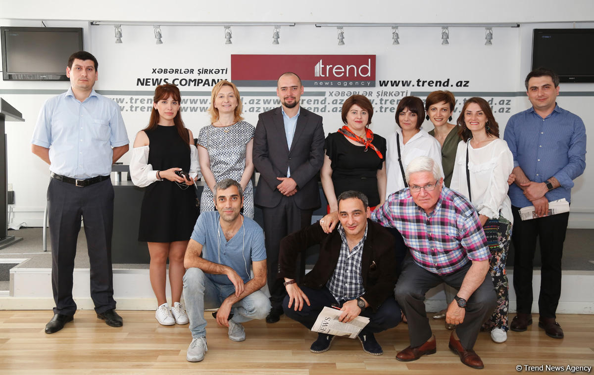 Trend hosts meeting with Georgian media representatives [PHOTO]