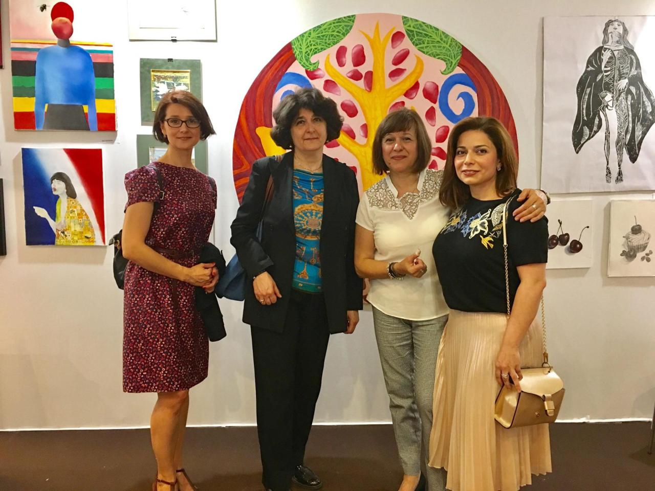 Works of national artists showcased in Paris [PHOTO]