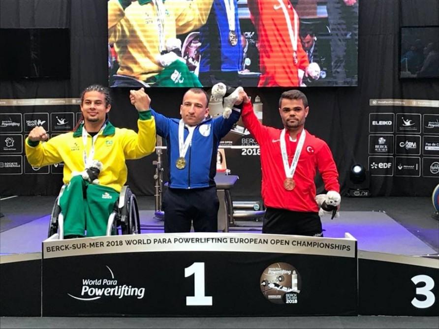 National Paralympic powerlifter crowned European champion [PHOTO]