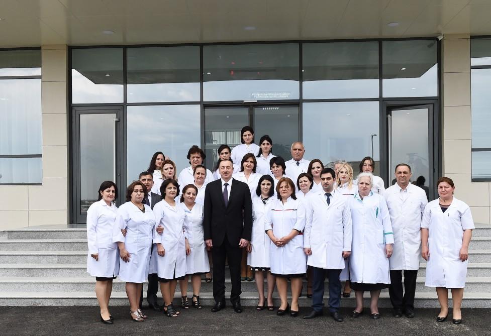 President Aliyev inaugurates Naftalan City Central Hospital [PHOTO]