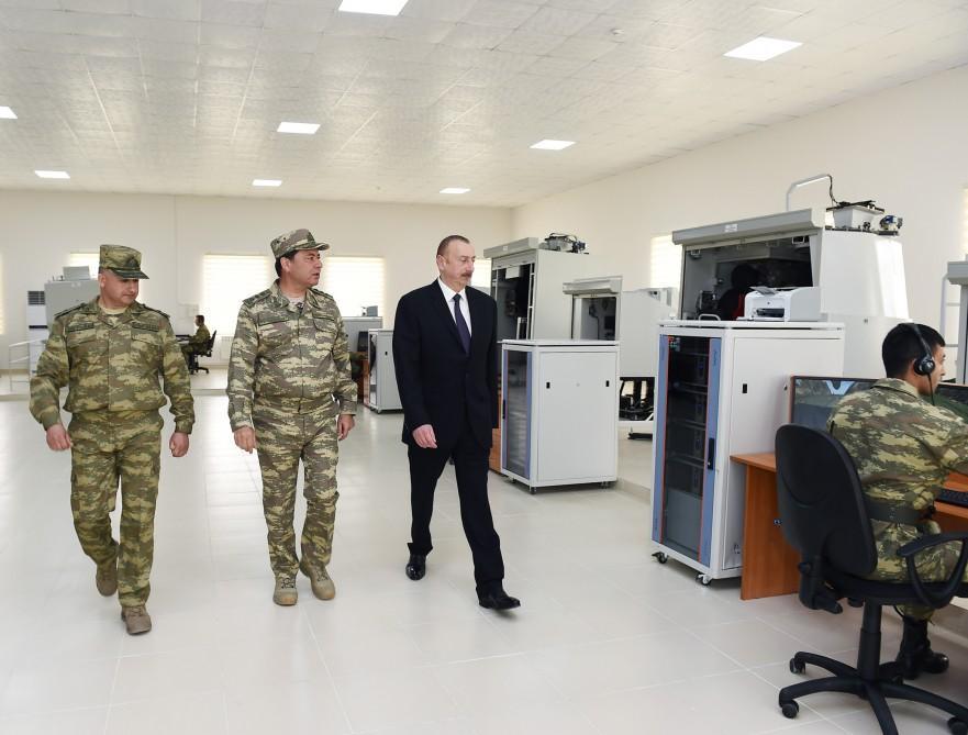 Supreme Commander-in-Chief Ilham Aliyev views Defense Ministry’s military campus [PHOTO] - Gallery Image