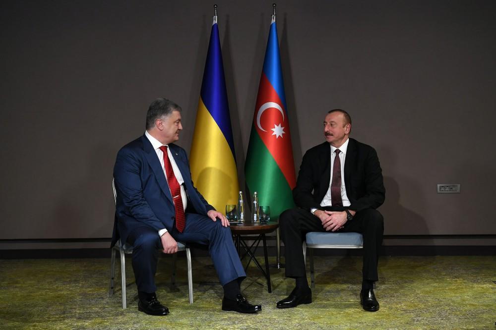 Presidents of Azerbaijan, Ukraine meet in Turkey [PHOTO]
