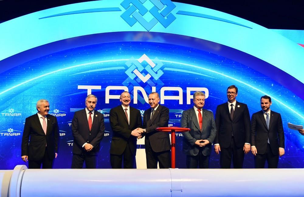 President Aliyev attends TANAP opening ceremony in Turkey [PHOTO]