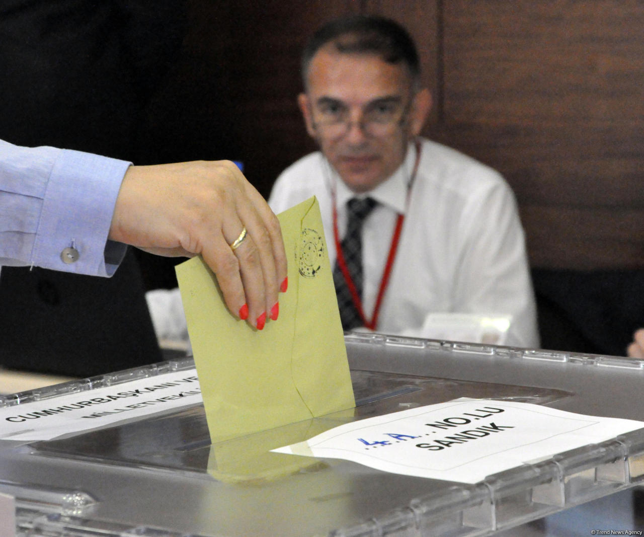 Turkish citizens living in Azerbaijan vote in parliamentary, presidential elections [PHOTO]