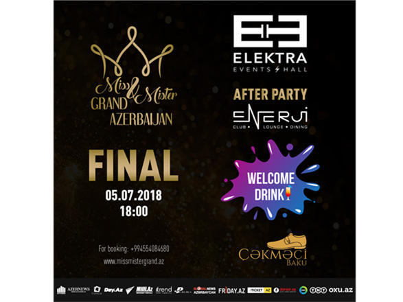 Baku to host Miss & Mister Grand Azerbaijan 2018 final