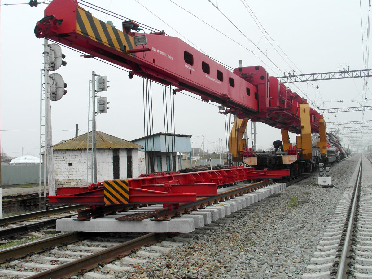 New switches being laid at Azerbaijan’s Gobustan, Hajigabul railway stations [PHOTO]