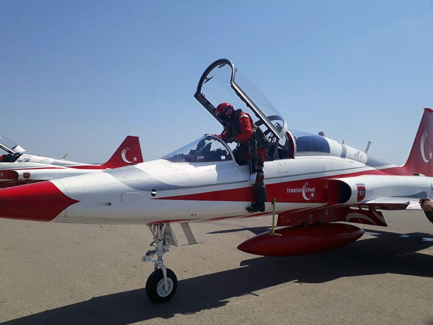 "Turkish Stars" aviation group arrived in Azerbaijan [PHOTO]