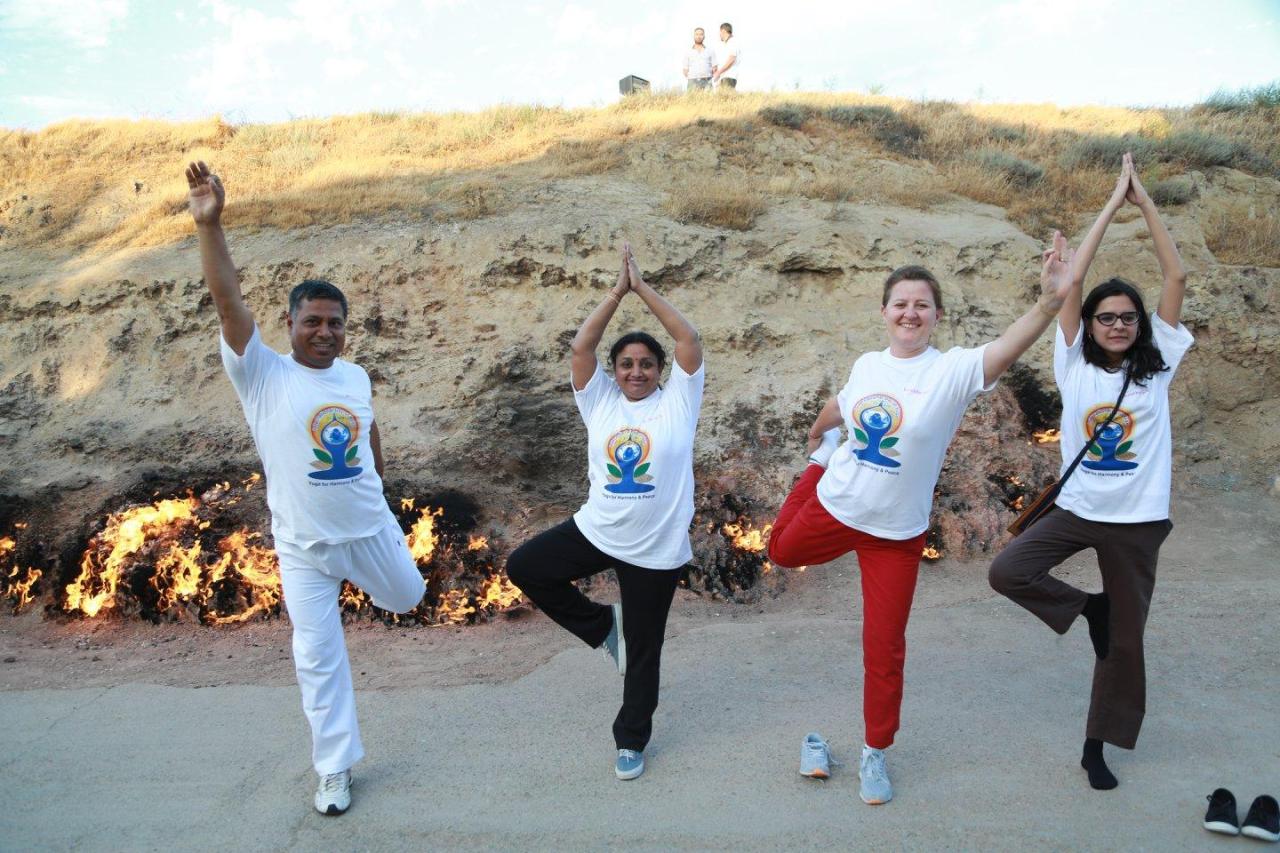 International Day of Yoga celebrated in Baku [PHOTO]