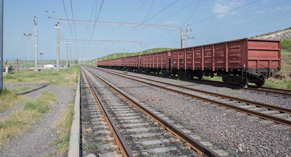 Freight wagons sent via BTK railway