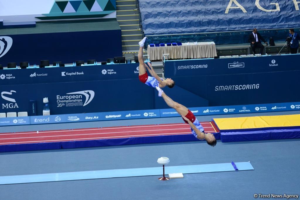 National gymnasts became first in synchronous jumping on trampoline